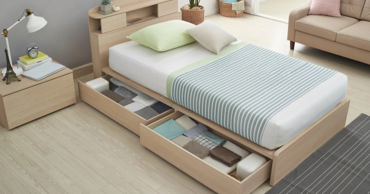 Read more about the article Những mẹo tận dụng không gian dưới gầm giường