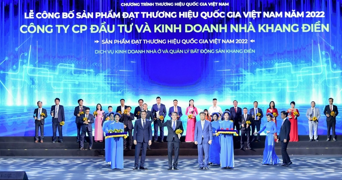 Read more about the article Tập đoàn Khang Điền được công nhận Thương hiệu quốc gia Việt Nam