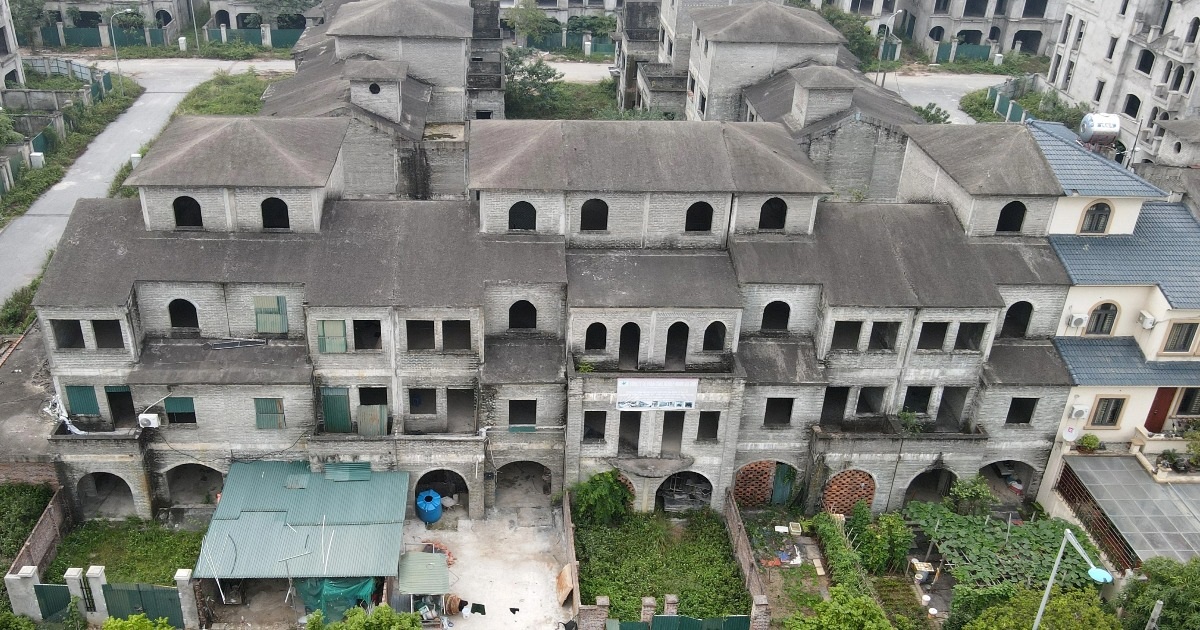 Read more about the article Khu đô thị dang dở, la liệt biệt thự triệu đô bỏ hoang ở Hà Nội