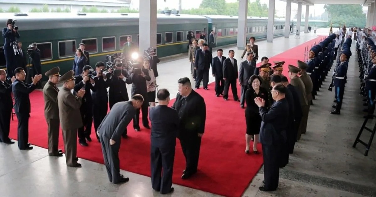 金正恩氏をロシアへ運ぶ装甲列車