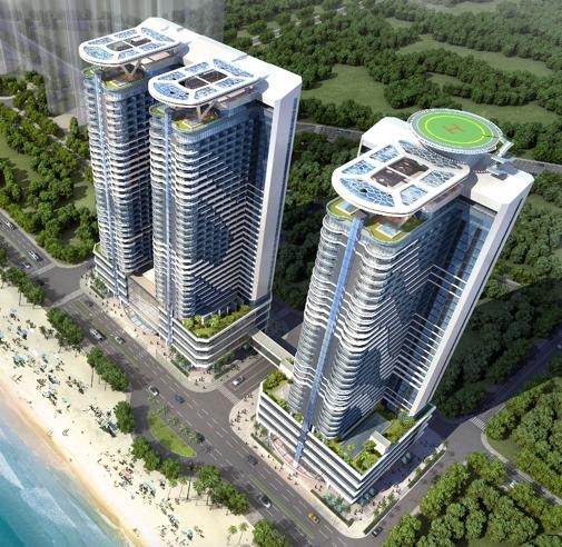 Mãn nhãn với thiết kế của Condotel 5 sao sang trọng Swisstouches La Luna Resort tại Nha Trang - 5 Bãi đỗ trực thăng trên cao cũng là một trong những tiện ích bắt buộc đối với những khách sạn tiêu chuẩn 5 sao của Swisstouches