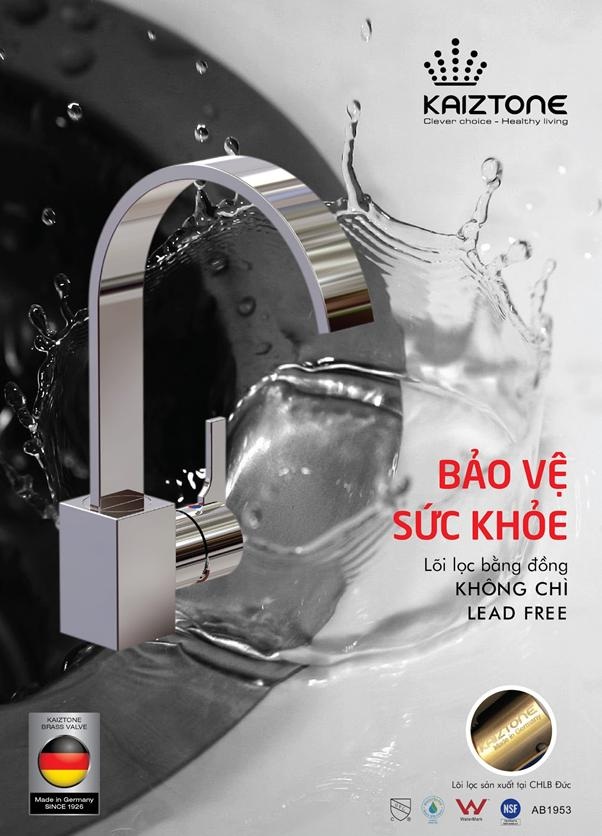 Sen vòi Kaiztone kiệt tác đến từ CHLB Đức - 4 Vòi rửa bát Kaiztone- K60412 không chỉ đẹp mà còn cho gia đình nguồn nước an toàn để rửa thực phẩm, nấu nướng hằng ngày.