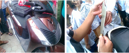 Bị phát hiện, tên trộm dùng dao chống trả người truy đuổi - 2