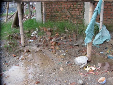 Hãi hùng cảnh thi công tòa nhà 9 tầng     - 2