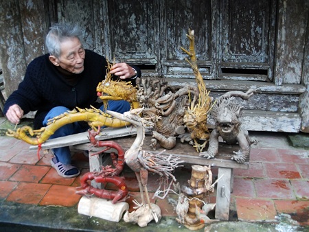 Ngỡ ngàng ngắm những kiệt tác từ... gốc tre - 5