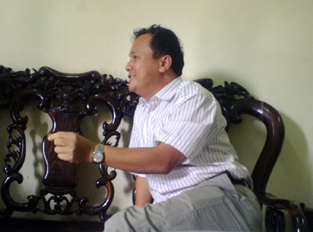 Ông Phạm Ngọc Quyết, Chánh Thanh tra Sở GTVT Hà Tĩnh