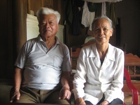 Vợ chồng Thượng tá Nguyễn Đăng Thường 