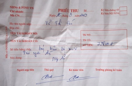 Đơn  thư cầu cứu của chị Cúc