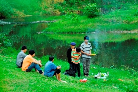 Khúc sông nơi hai em bị đuối nước