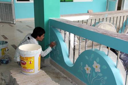 Trang trí cho ngôi trường