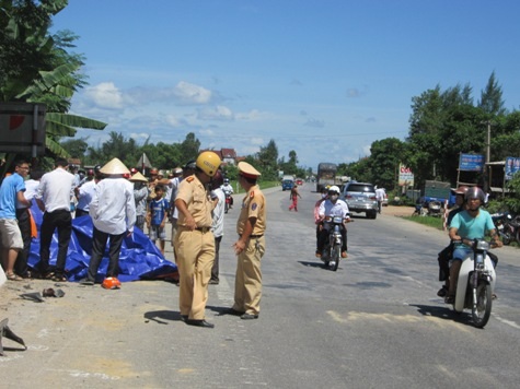 Hiện trường vụ tai nạn