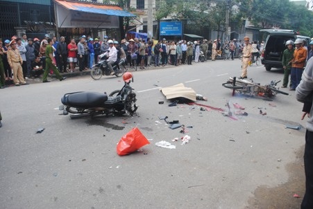 Hiện trường vụ tai nạn