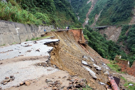 Vị trí người công nhân gặp nạn