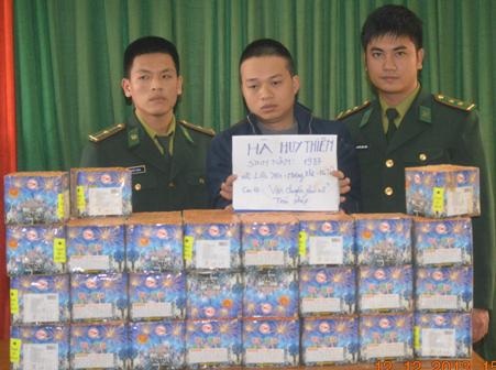 Đối tượng Thiêm và toàn bộ tang vật tại cơ quan điều tra