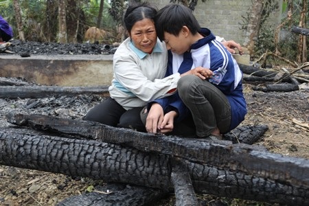 Lương thực cũng bị cháy hết, mấy con người tội nghiệp chưa biết phải ăn cái gì để sống qua ngày