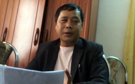 Chủ đầu tư hệ thống đèn tín hiệu giao thông nhận trách nhiệm - 1 Ông Trần Công Dần trong buổi làm việc với PV Dân trí vào sáng ngày 26/2