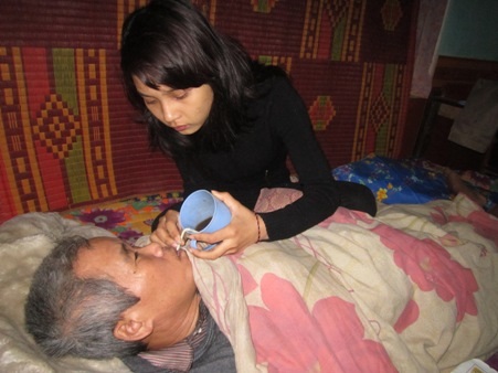 Hiền là động lực tinh thần duy nhất của gia đình vào lúc này