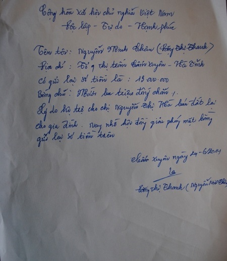 Trích lại 20%, người dân mới được nhận tiền đền bù