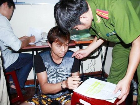 Cơ quan công an lập biên bản vi phạm 1 đối tượng