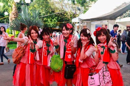 Lễ hội Nhật Bản 2014 đang gây sốt tại TPHCM - 2 Cosplay một nét văn hoá không thể thiếu trong các lễ
hội của người Nhật