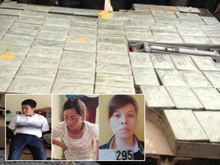 Truy tố Tàng “keangnam” và đường dây mua bán gần 2.200 bánh heroin - 1 Những “đầu nậu” chính trong đường
dây buôn ma túy và một phần tang vật vụ án