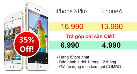 Đổ xô đi mua iPhone 4 - iPad chỉ với 1.990.000 đồng - Trả góp hút khách - 3 Và hàng trăm sản phẩm giám giá cực sốc tại