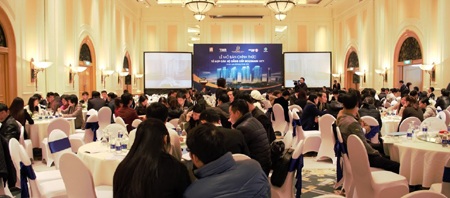 Vừa ra mắt, Goldmark City làm “rúng động” thị trường BĐS Hà Nội - 1 Khách hàng tham dự Lễ mở bán đầu tiên của dự án Goldmark City