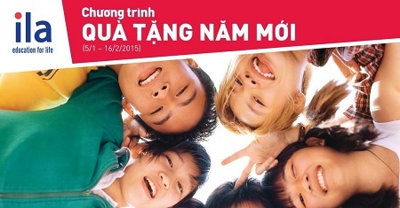 Nhận ngay quà tặng đặc biệt mừng năm mới từ ILA - 1 Happy New Year 2015!