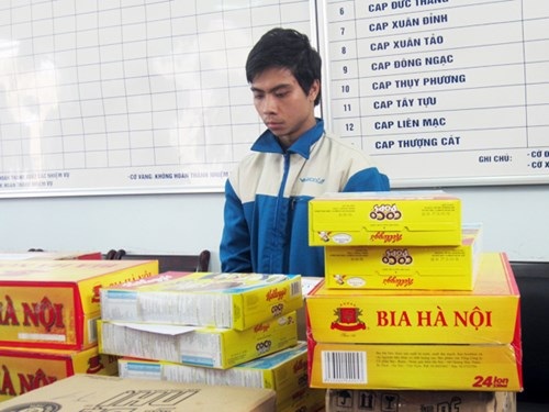 Đối
tượng Phạm Bằng Tâm và tang vật vụ án