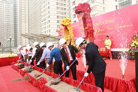 CENINVEST khởi công tiểu khu Park View Residence Khu đô thị mới Dương Nội - 2 CENINVEST khởi công tiểu khu Park View Residence Khu đô thị mới Dương Nội