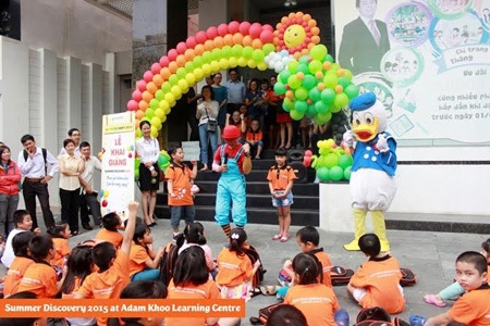 Sôi động lễ khai giảng Summer Discovery 2015 - 1 Sôi động lễ khai giảng Summer Discovery 2015