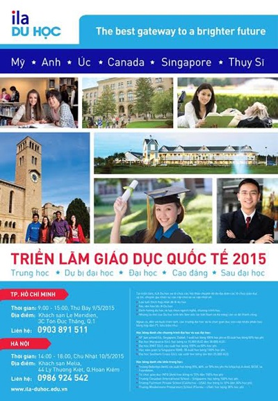 Triển lãm du học ILA - Cơ hội nhận học bổng tại các trường danh tiếng - 1 Triển lãm giáo dục ILA - Chìa khóa cho tương lai