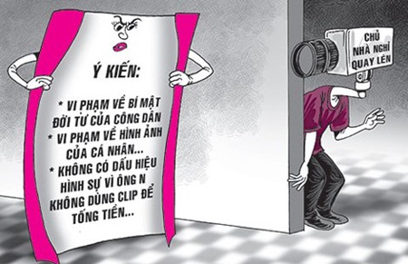 Chủ nhà nghỉ có được quay lén camera để đi tố? - 1 Chủ nhà nghỉ có được quay lén camera để đi tố?