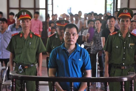 Bị cáo Khanh tại phiên xử