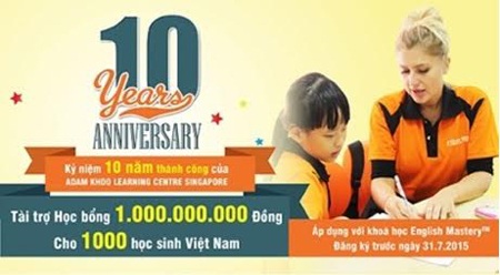 Giá trị “hoàn hảo” tinh thông tiếng Anh Adam Khoo - 3 Các bé tham gia khóa học English Mastery – Tinh thông tiếng Anh