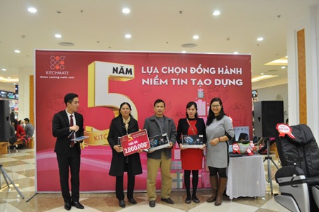 Kitchmate tổ chức lễ bốc thăm trúng thưởng “5 năm - Lựa chọn đồng hành, niềm tin tạo dựng” - 8 Khách hàng nhận giải của chương trình