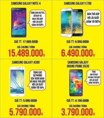 Smartphone giảm ngay 2,5 triệu đồng – mừng lễ lớn 30/4 và 1/5 - 2 Smartphone giảm ngay 2,5 triệu đồng – mừng lễ lớn 30/4 và 1/5