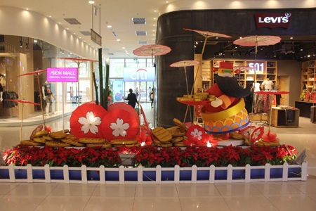 Những trang trí thật dễ thương và đầy ý nghĩa tại AEONMALL Tân Phú Celadon