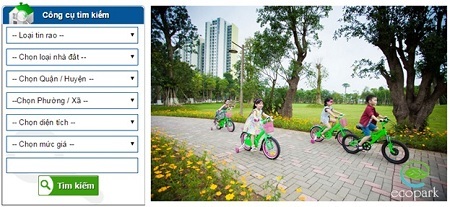 Bất động sản Hưng Yên - Kênh thông tin nhà đất uy tín, chuyên nghiệp - 3 Giao diện công cụ tìm kiếm thông tin