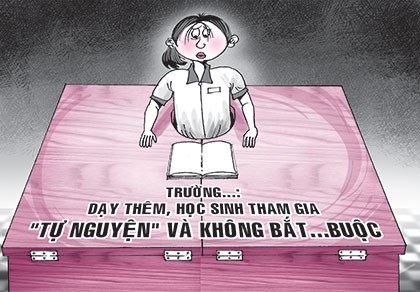 Không học thêm thì lên gặp ban giám hiệu - 1 “Tự học thì không thể tốt được”