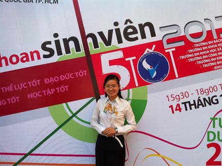 Cô sinh viên Bách khoa TPHCM giành nhiều giải thưởng - 1 Võ Trần Vy Khanh - sinh viên khoa Cơ khí Trường Đại học Bách khoa TP Hồ Chí Minh