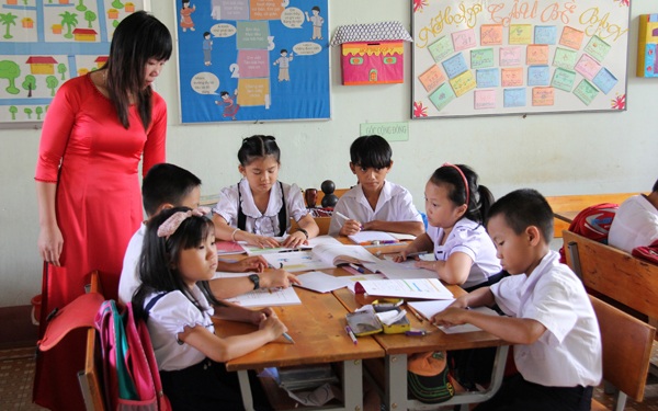 Một lớp học tại Trường học mới bậc tiểu học tại TP HCM. (Ảnh: Internet)