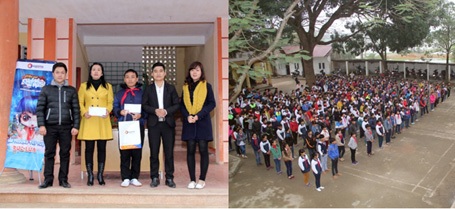 Được vinh danh trước toàn trường là niềm tự hào của các bạn học sinh đạt giải trong cuộc thi CPVM