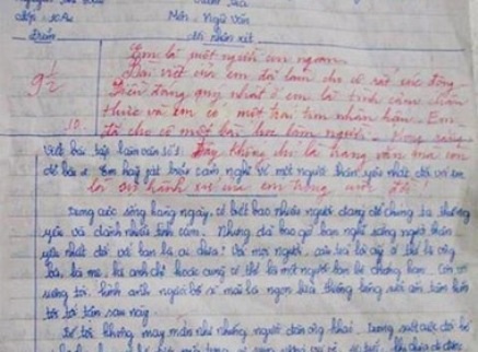 Những bài văn xúc động năm 2014 - 3 Bài văn về người bố của em Nguyễn Thị Hậu