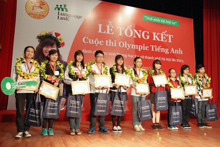 46 thí sinh đạt giải là học viên Language Link Việt Nam - 2 10 gương mặt quán quân cuộc thi Olympic Tiếng Anh THCS