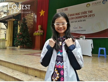 Xúc cảm tại vòng 1 English Champion 2015 - 2 Bùi Trần Bảo Châu cảm thấy đầy tự tin sau khi hoàn thành vòng 1