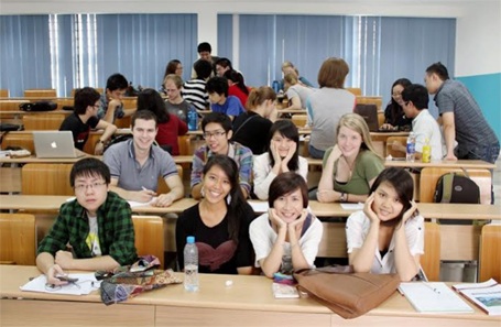 Sinh viên IBD@NEU giao lưu với sinh viên ĐH Puget Sound, Mỹ