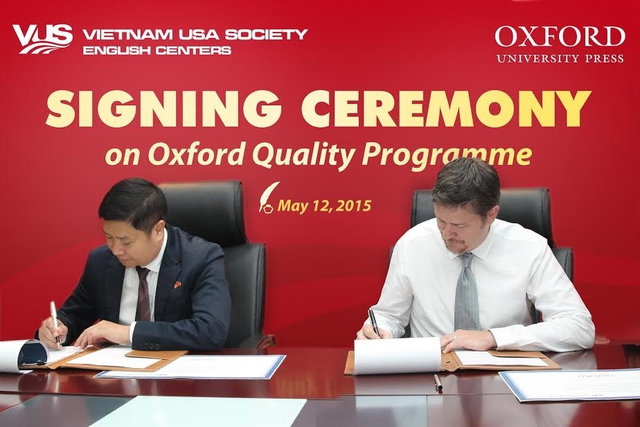 Anh Văn Hội Việt Mỹ (VUS) tiếp tục được chọn là đối tác chiến lược duy nhất của NXB Oxford khu vực Châu Á