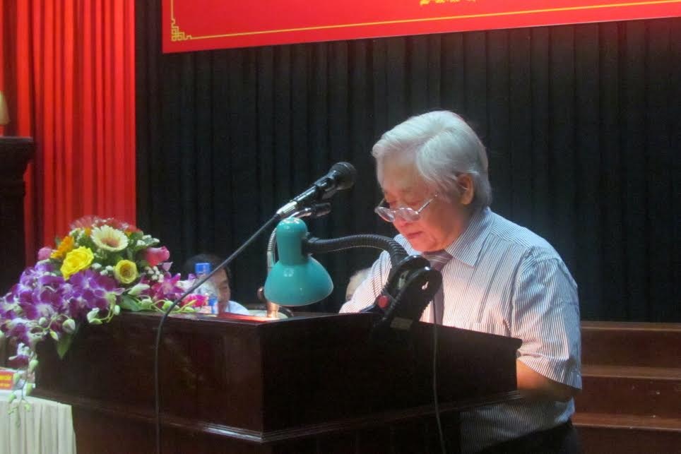 Hội thảo khoa học xây dựng mô hình “Dòng họ học tập” - 3 GS. TS. Phạm Tất Dong, Phó Chủ tịch kiêm Tổng thư ký Hội Khuyến học Việt Nam