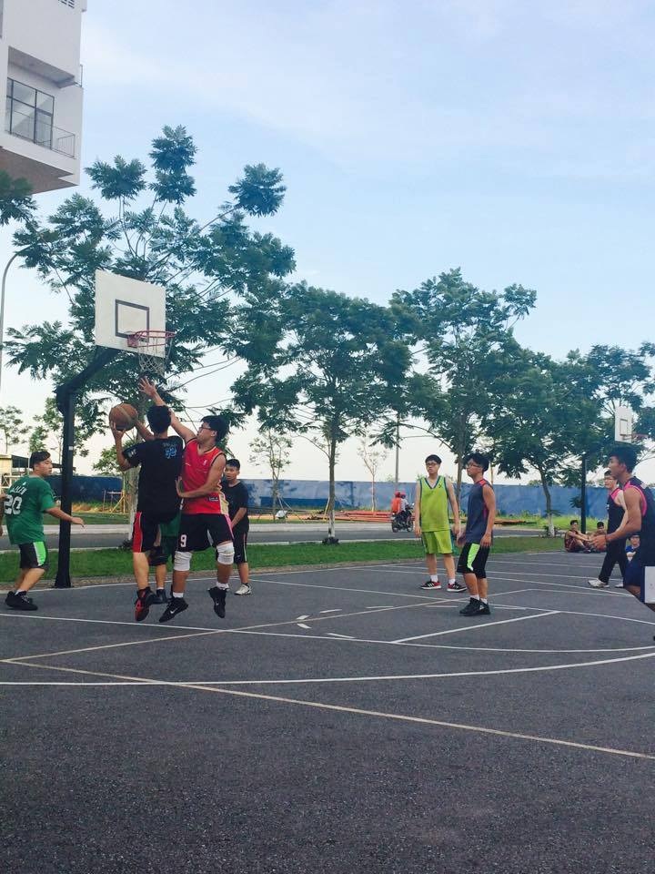 Sân tập bóng rổ tại trường THPT FPT